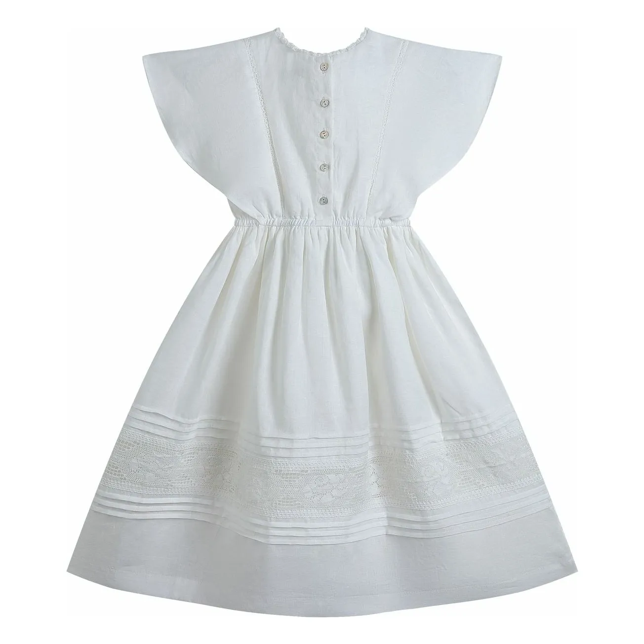 Robe Emilie | Blanc- Image produit n°1