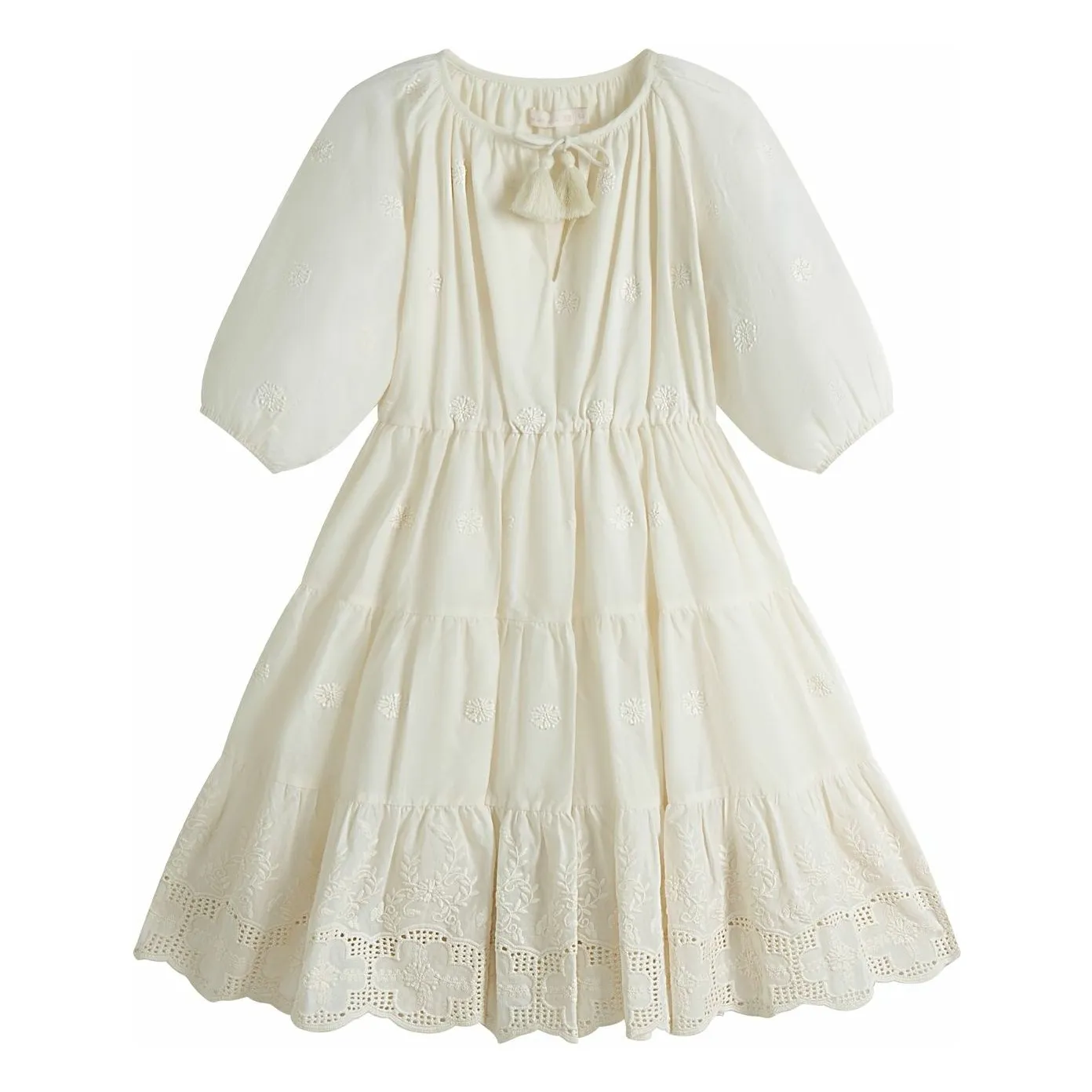 C'era Una Volta Cream Olivia Dress