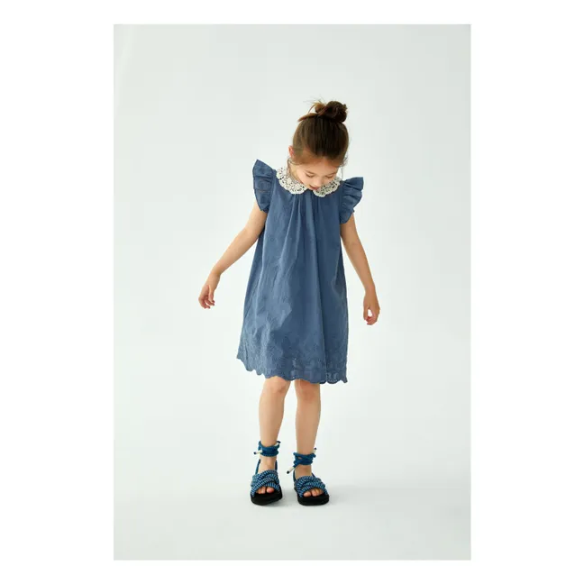 Vestido Antonella | Azul Gris