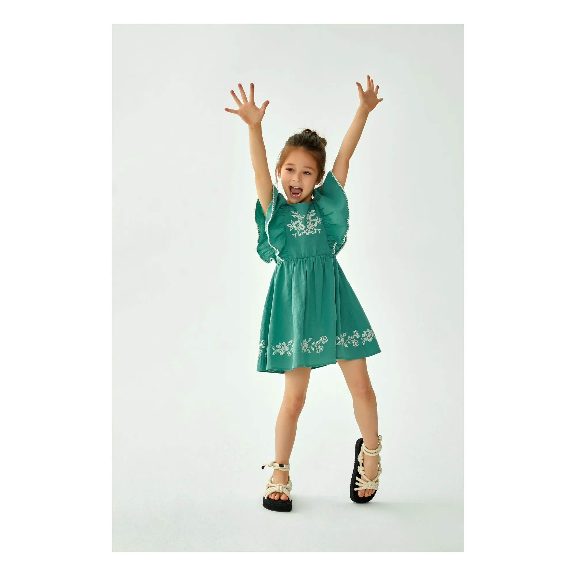 Robe Coco | Vert- Image produit n°1