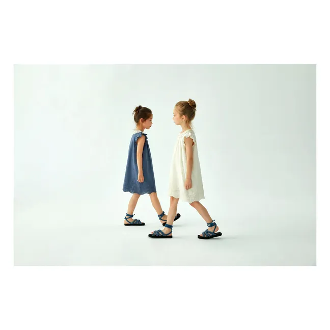 Vestido Antonella | Azul Gris