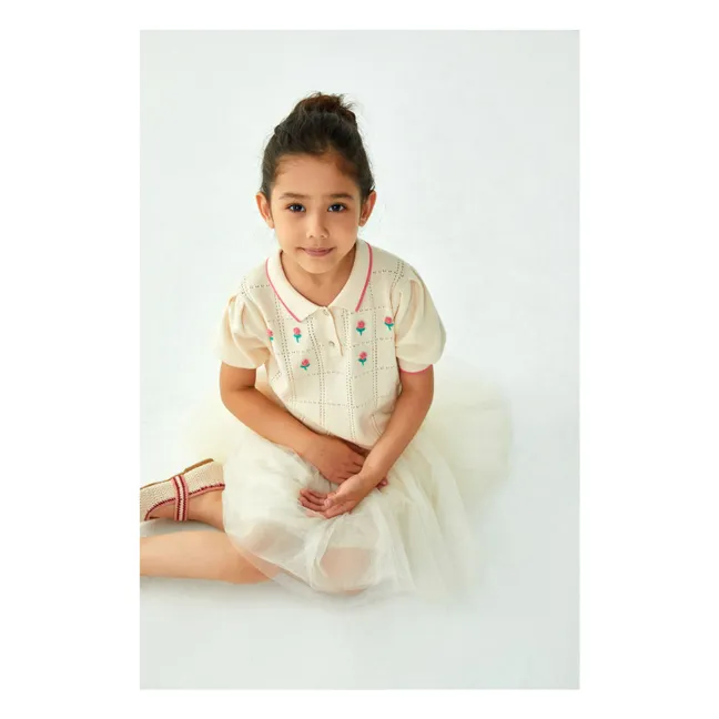 Polo María Maille | Crema