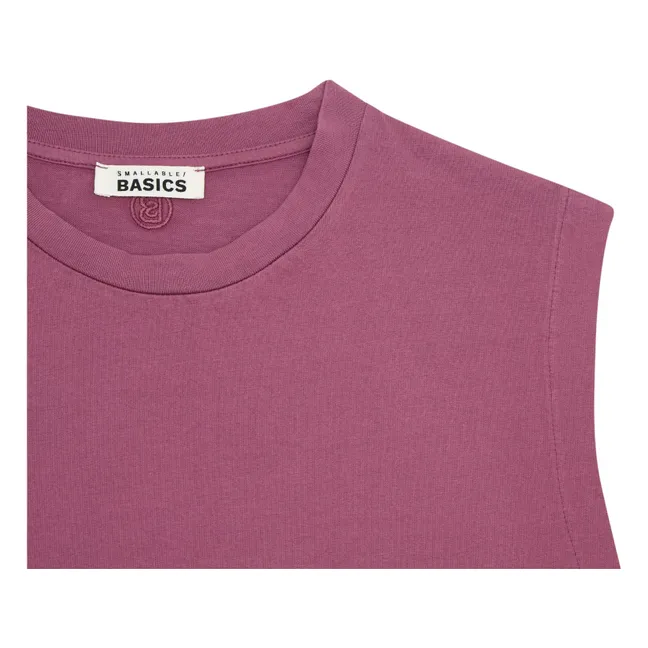 Women's T-shirts Sleeveless Organic Cotton | Plum