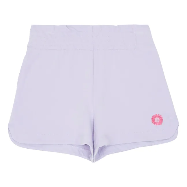 Pantalones cortos de algodón ecológico | Lila