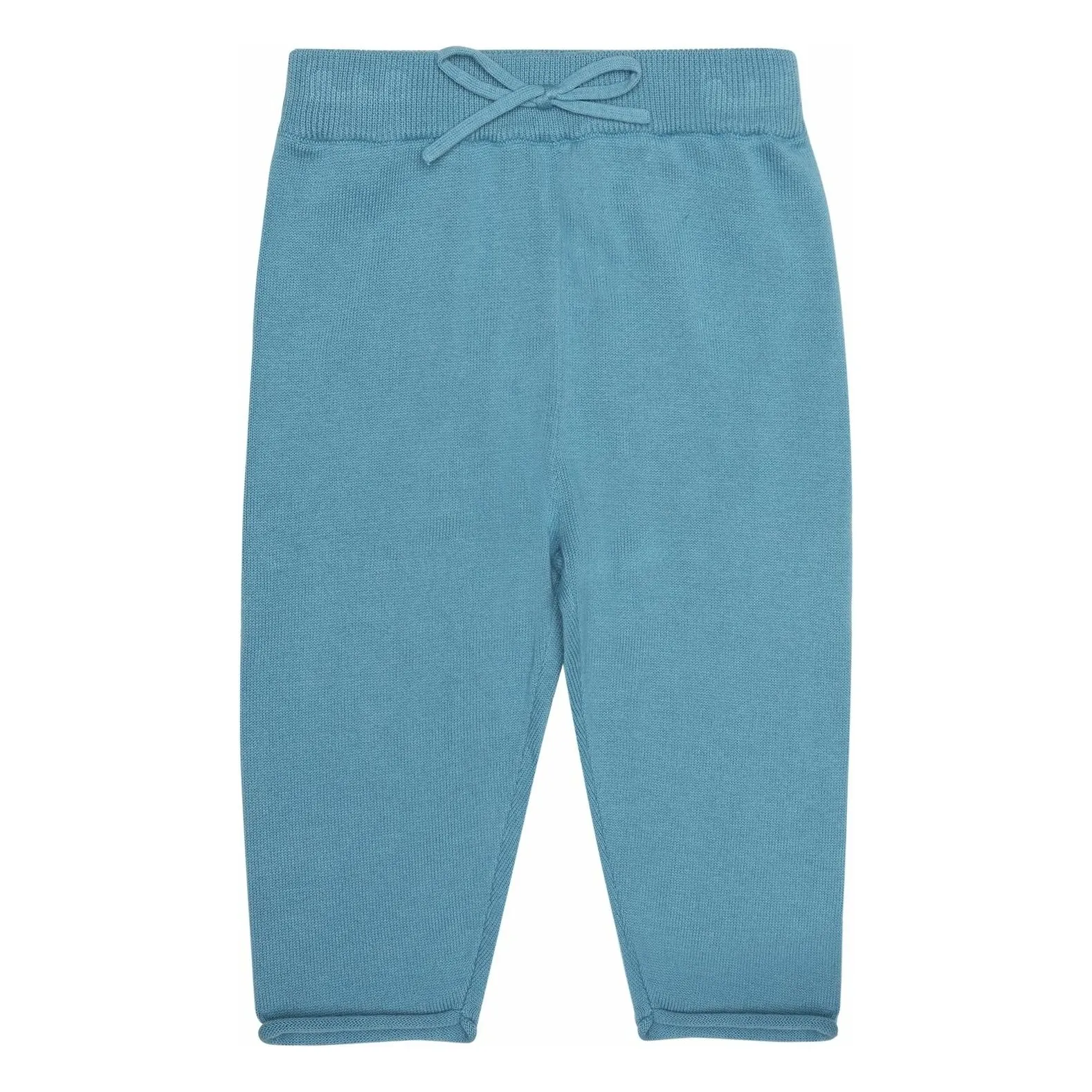 Fub Azure Blue Organic Cotton Knit Pants