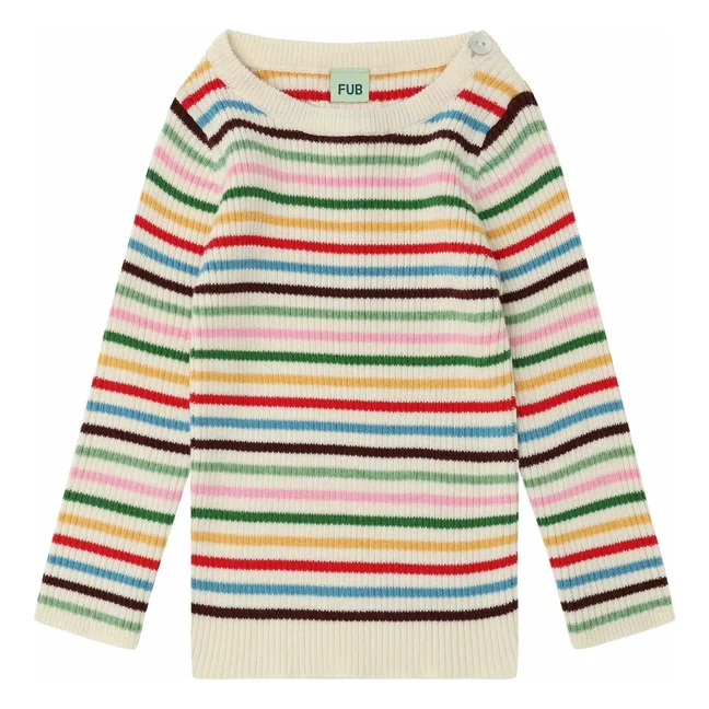 Jersey de punto fino de algodón orgánico | Rojo