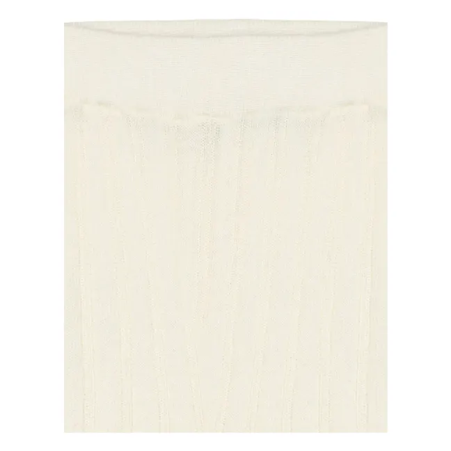 Gerippte Leggings Feinmaschig Bio-Baumwolle | Seidenfarben