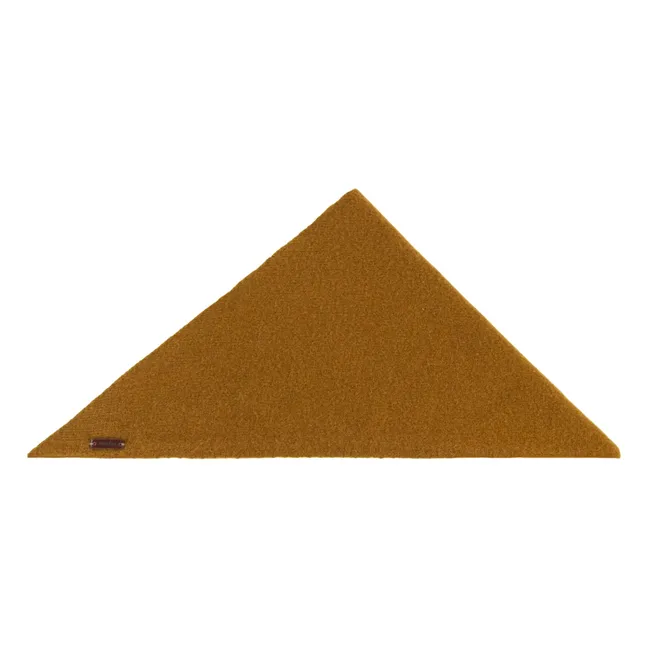 Sciarpa in lana merino Quadro | Bronzo