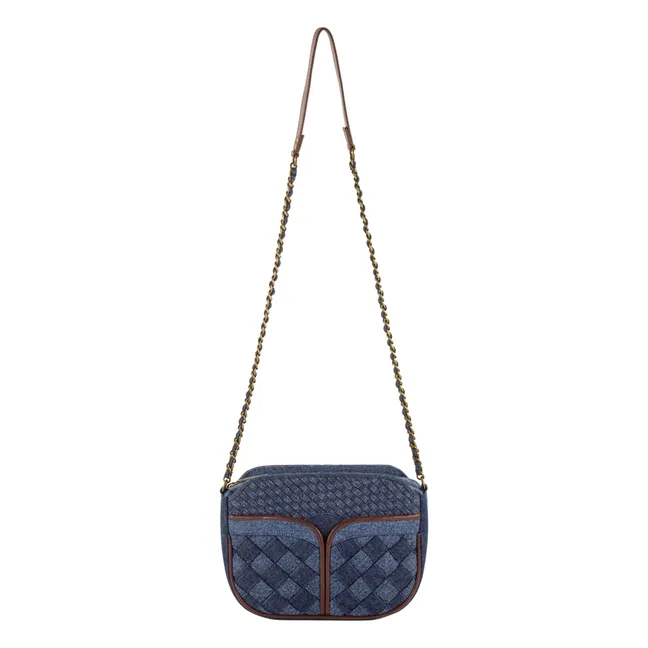 Sac Divinou Braided Denim | Bleu