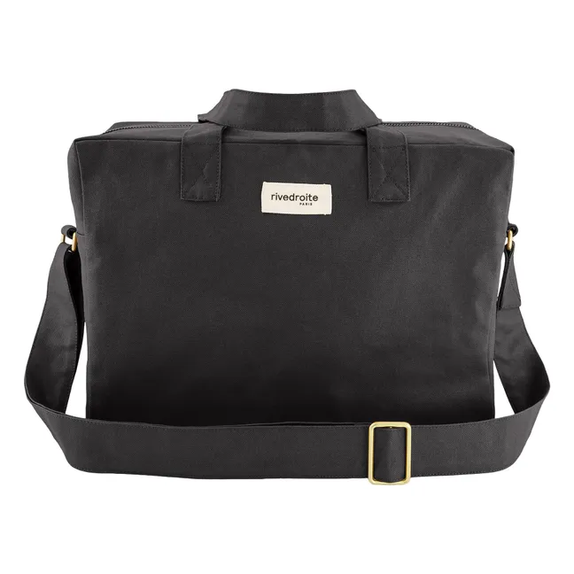 Tasche City Sauval Gewachst | Schwarz