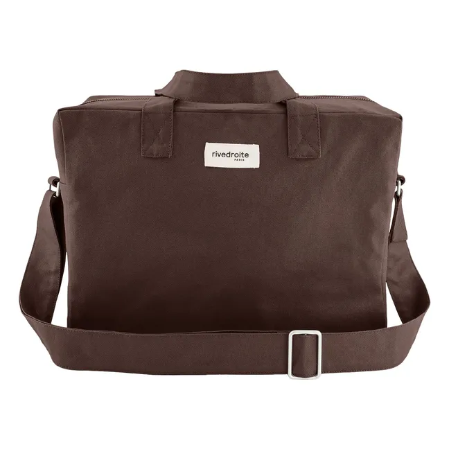 Bolsa Sauval Waxed City | Marrón