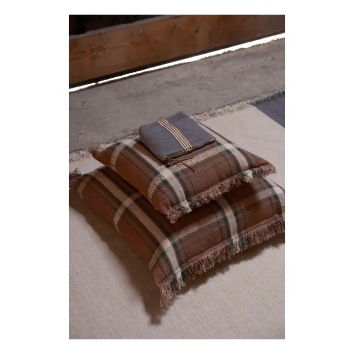 Housse de coussin en lin Rowan | Rouille- Image produit n°6