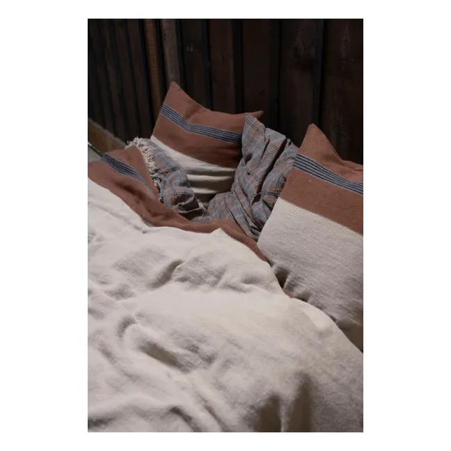 Linen bedspread Sienna | Brown