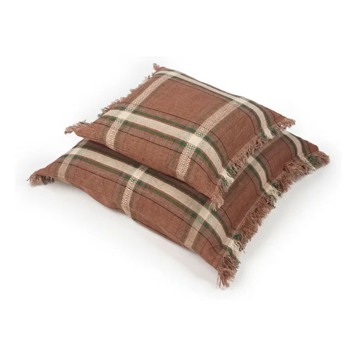 Housse de coussin en lin Rowan | Rouille- Image produit n°5