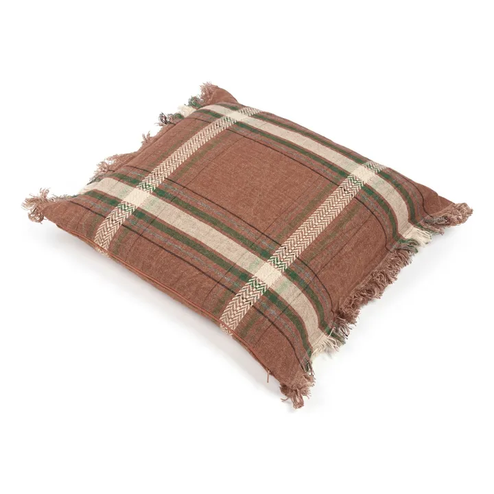 Housse de coussin en lin Rowan | Rouille- Image produit n°3