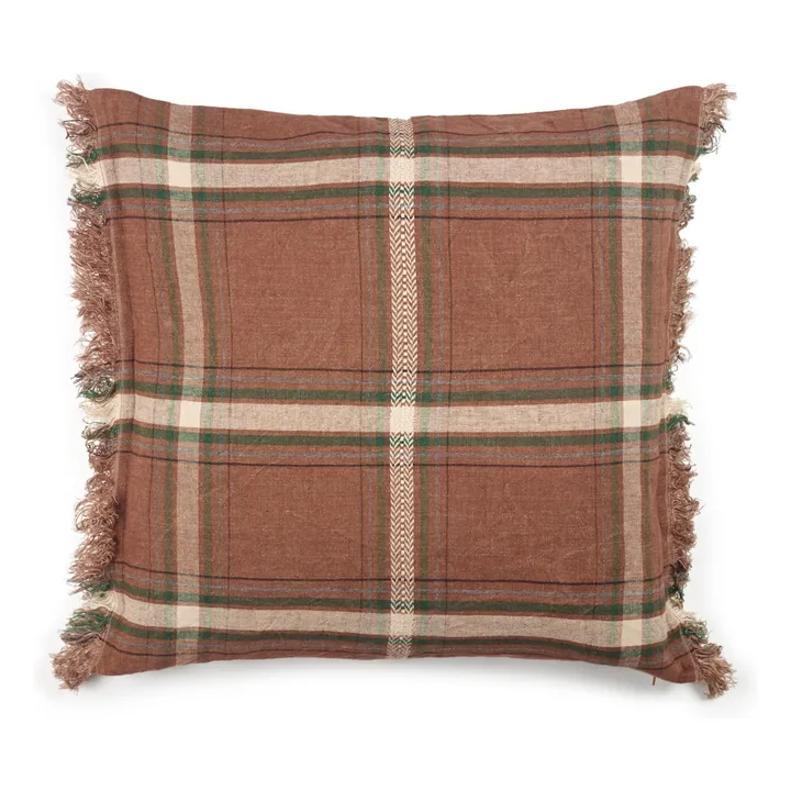 Housse de coussin en lin Rowan | Rouille- Image produit n°4
