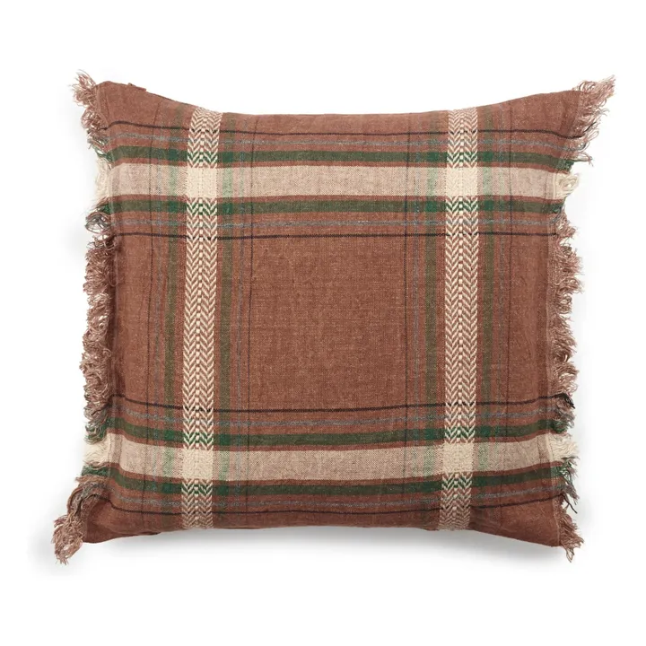 Housse de coussin en lin Rowan | Rouille- Image produit n°0
