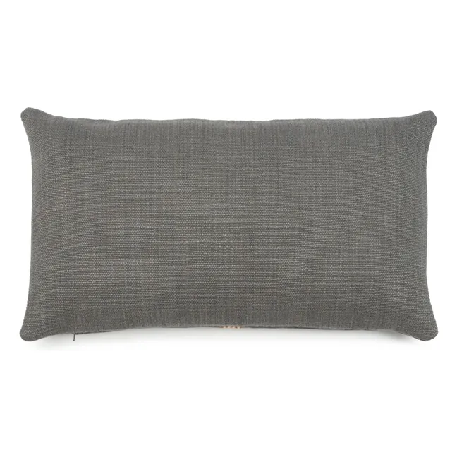 Jasper linen cushion cover | Carbon