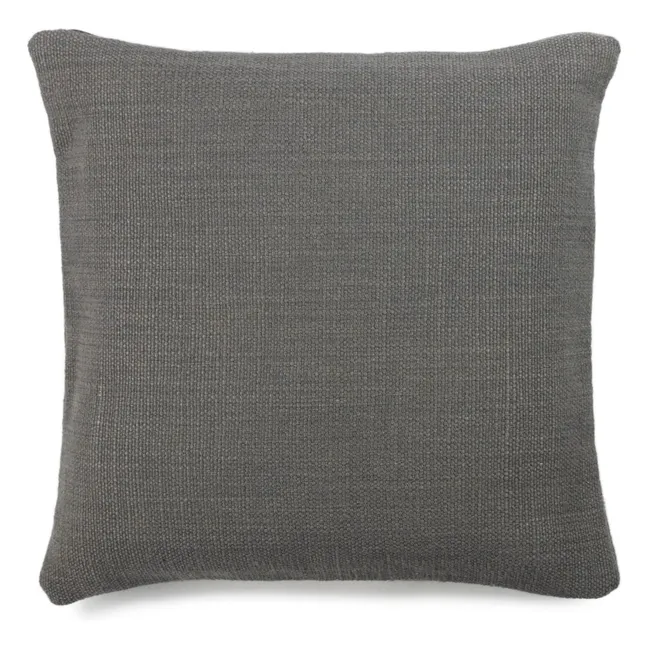 Jasper linen cushion cover | Carbon