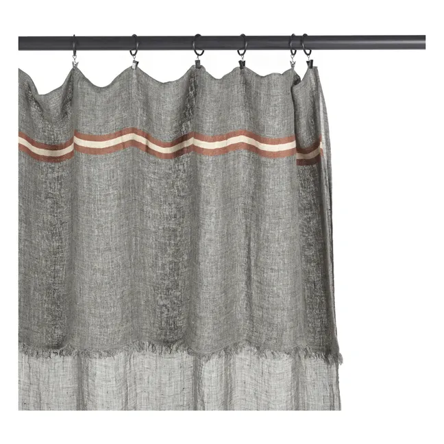 Arlo linen curtain | Carbon