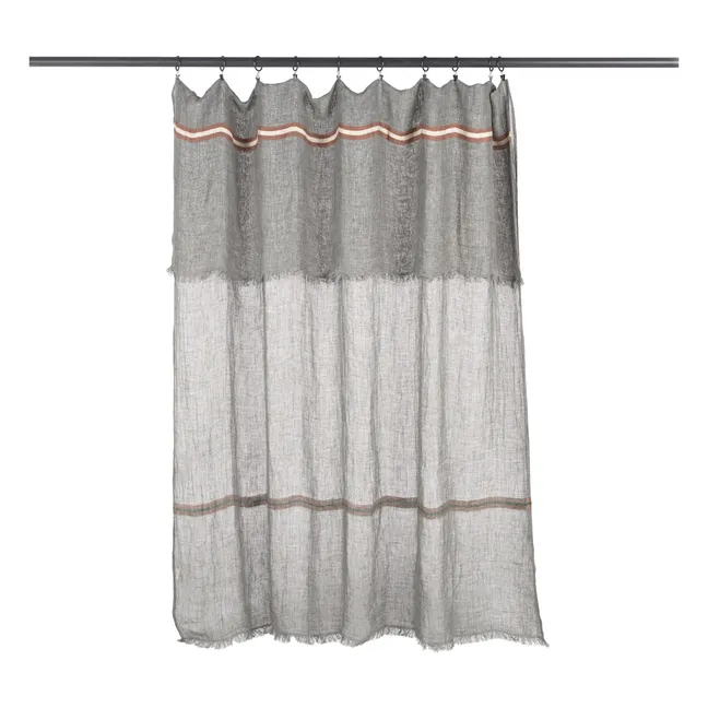 Arlo linen curtain | Carbon
