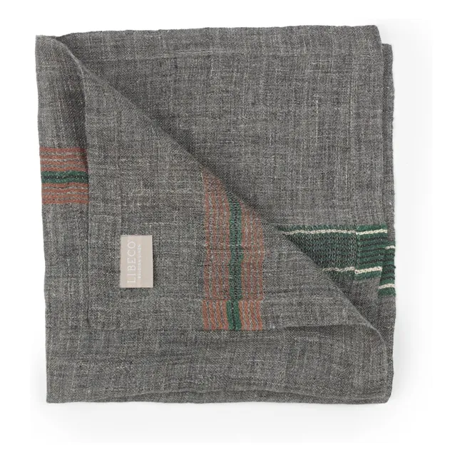 Arlo linen napkin | Carbon