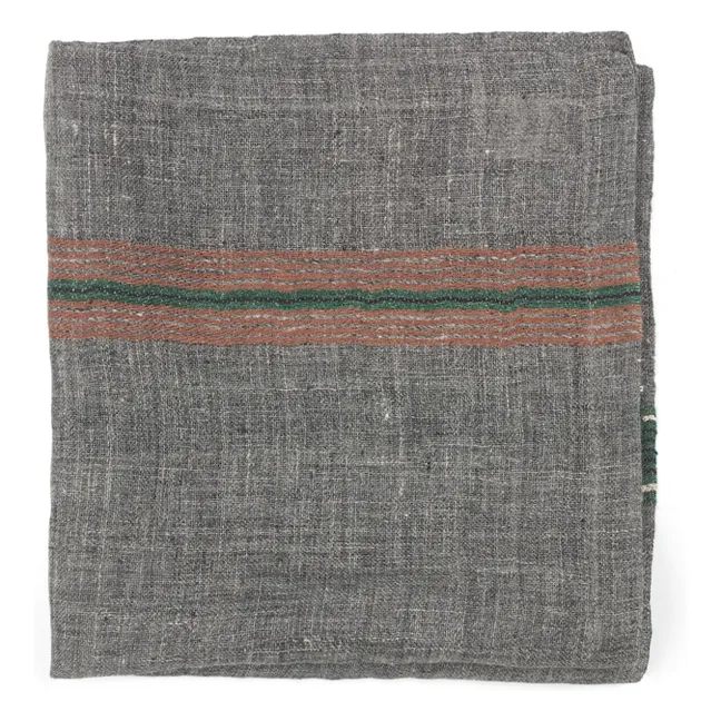 Arlo linen napkin | Carbon