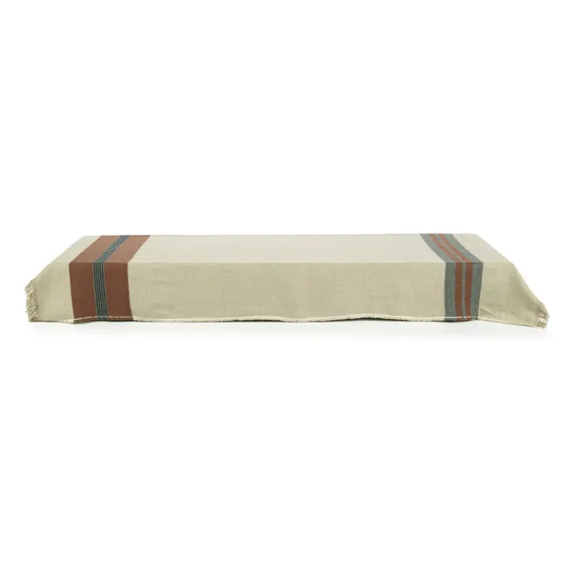 Sienna linen throw | Brown