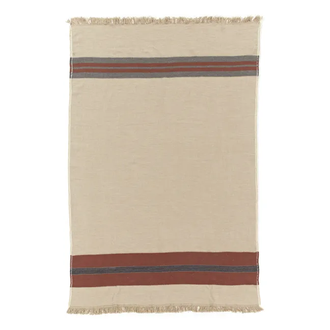 Leinenplaid Sienna | Braun