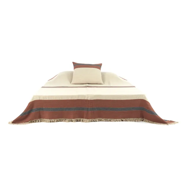 Linen bedspread Sienna | Brown