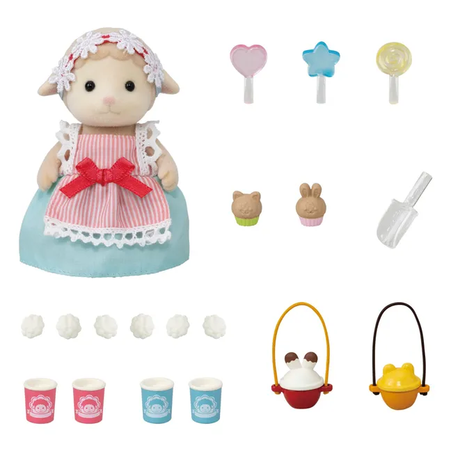 La maman mouton e il suo chiosco di popcorn