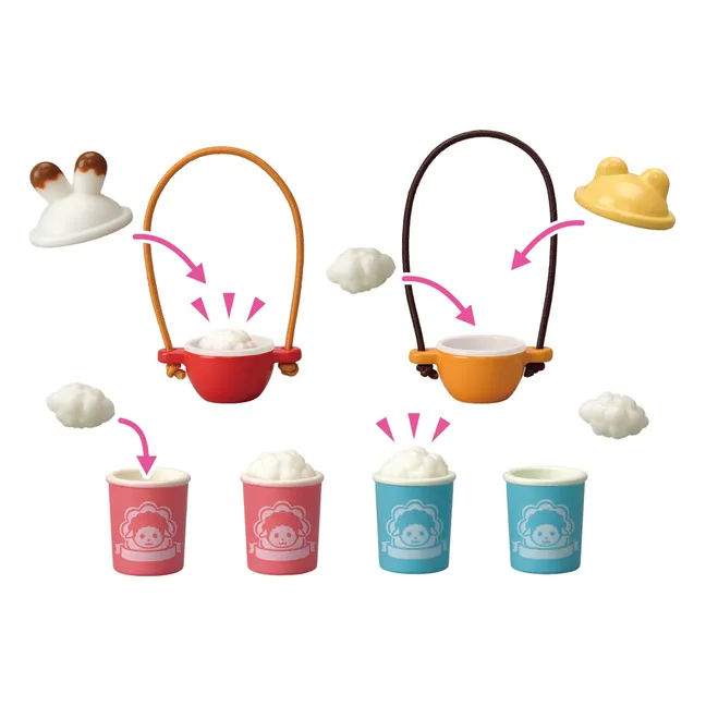 La maman mouton e il suo chiosco di popcorn