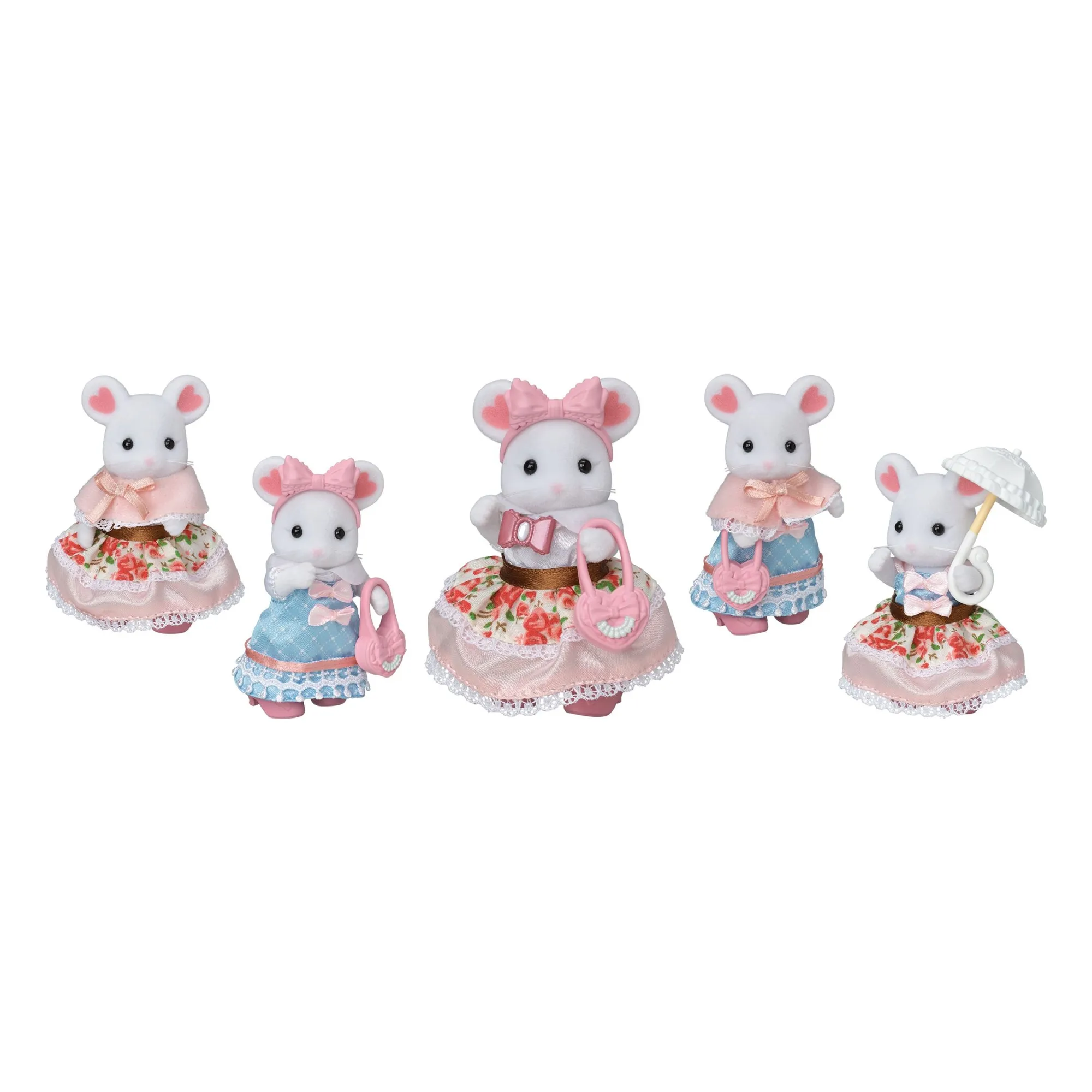 Sylvanian Families Multicoloured The Fashion Case And Big Sister Marshmallow Mouse