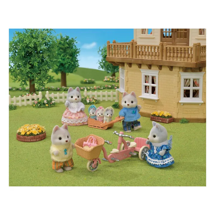 Les frères et sœurs husky et leur tandem- Image produit n°4