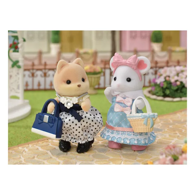 La valisette de mode et grande sœur souris marshmallow