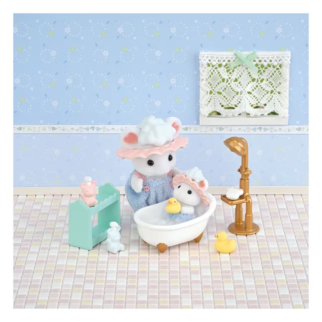 Le bain des frères Souris Marshmallow