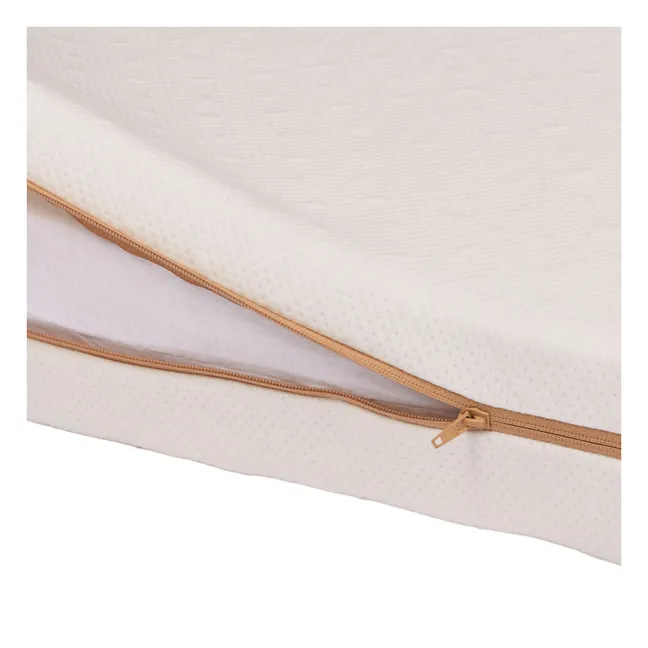 Organic cotton mattress with removable covers | White