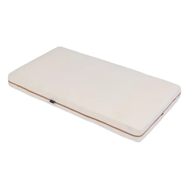 Organic cotton mattress with removable covers | White