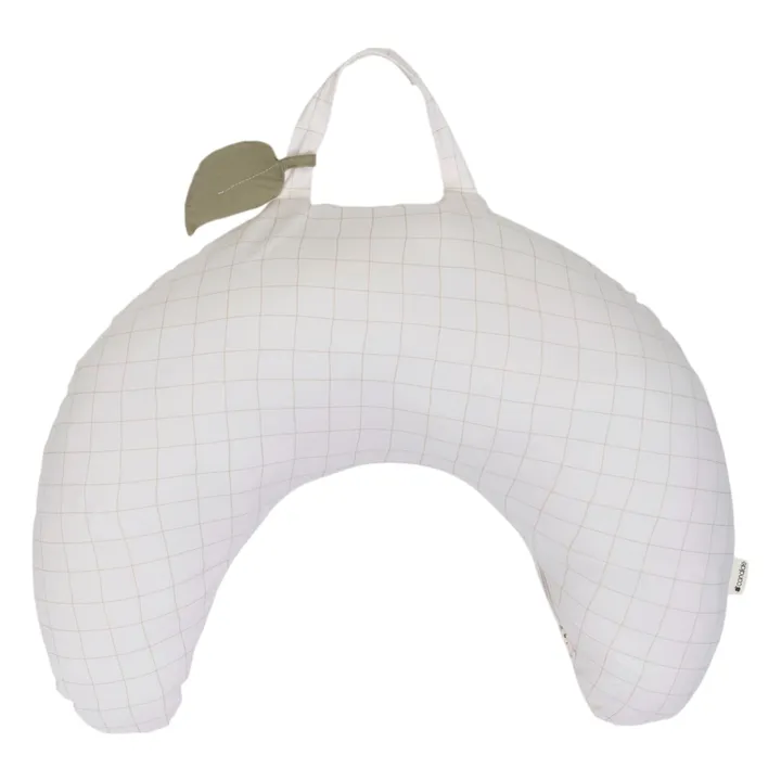 Coussin d'allaitement nomade | Blanc- Image produit n°0
