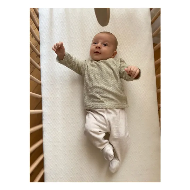 Matelas Coton déhoussable | Blanc