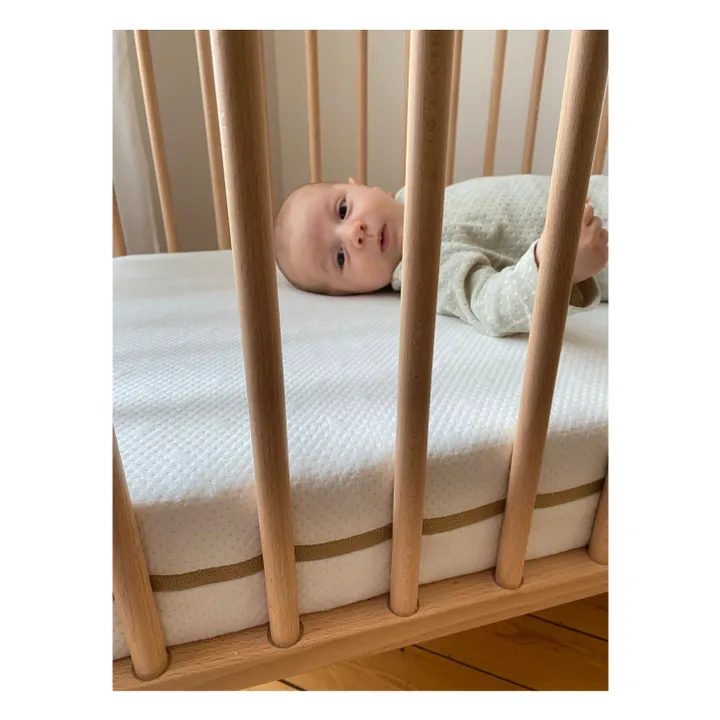 Colchón de algodón ecológico desenfundable | Blanco- Imagen del producto n°10