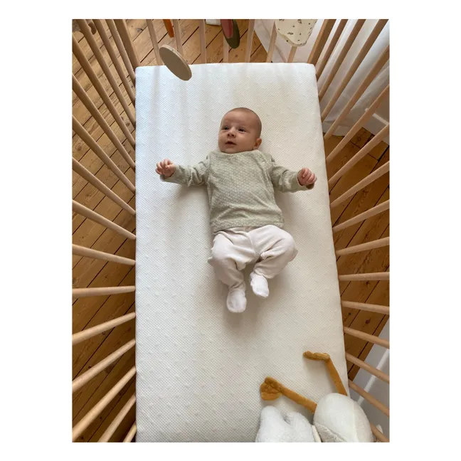 Matelas Coton déhoussable | Blanc