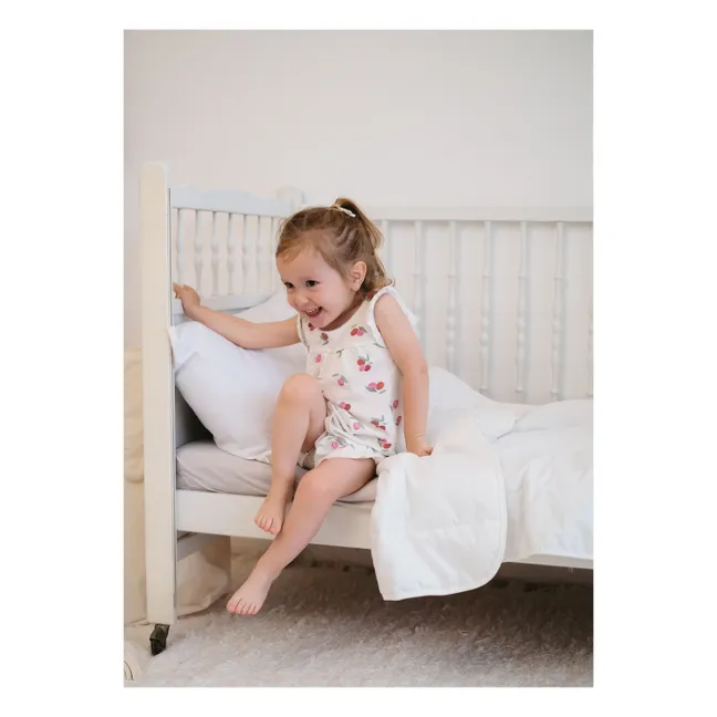 Almohada de algodón ecológico | Blanco