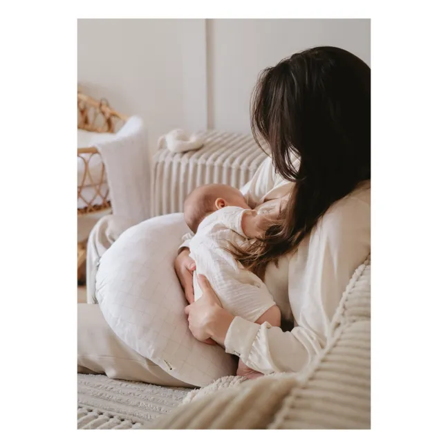 Coussin d'allaitement nomade | Blanc
