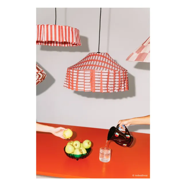 Nicole Mosaic lampshade | Red