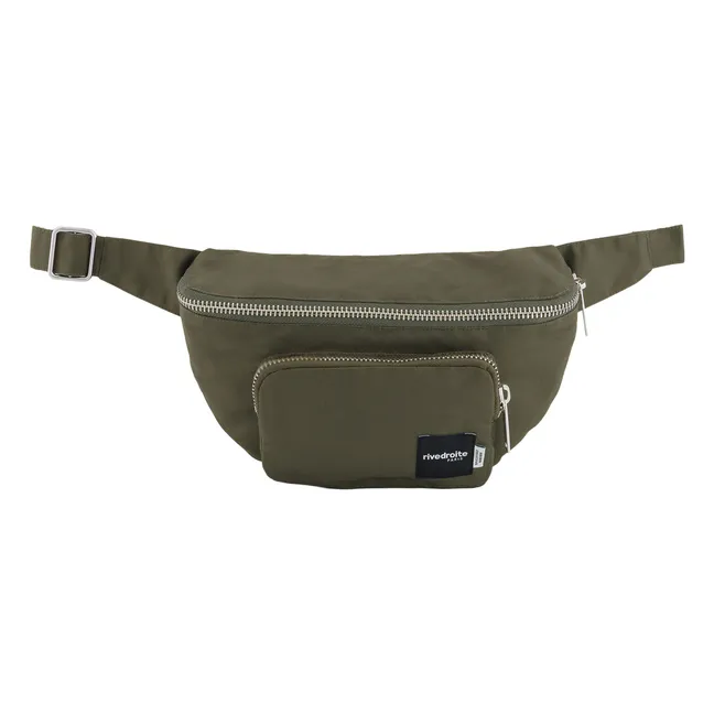 Bolsa de fibra reciclada para plátanos Joly | Verde Kaki