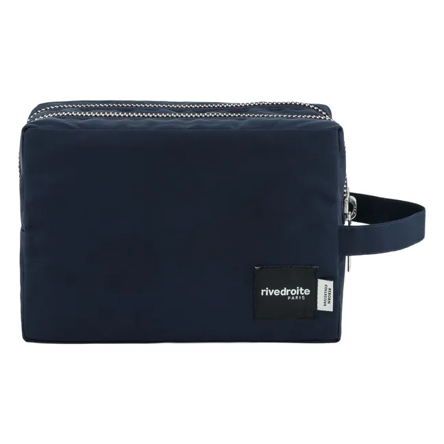 Toilettenbeutel Charonne Recycelte Fasern | Navy