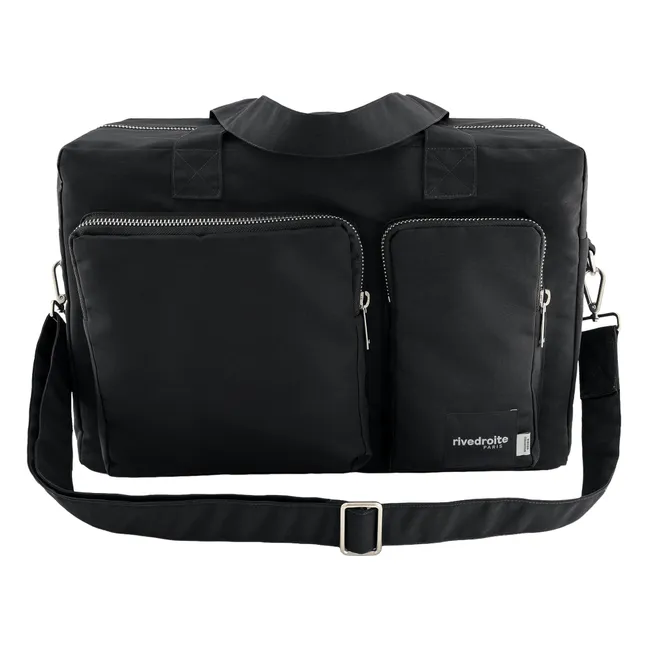 Bolsa 24 horas Keller Fibras recicladas | Negro