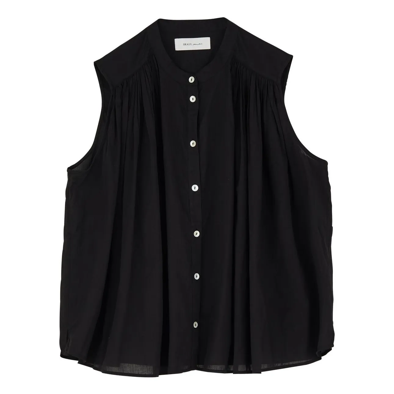 Skall Studio Black Top Louise Organic Cotton