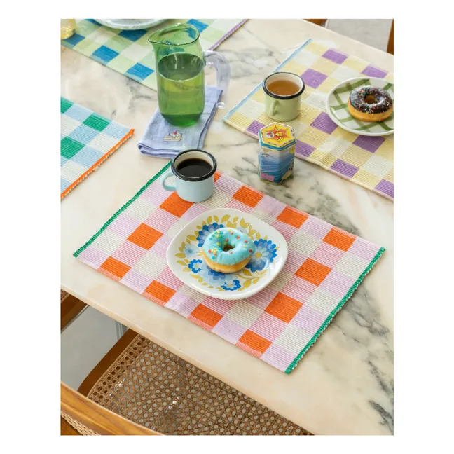 Set de table en coton bio | Orange